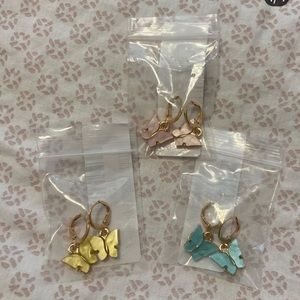 butterfly earrings